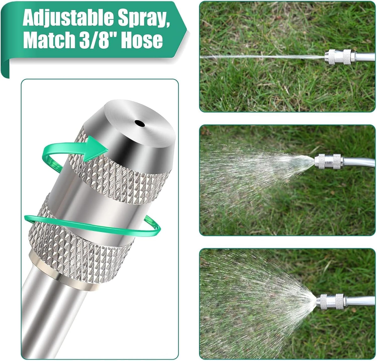 Saillong 29-Inch Adjustable Stainless Steel Sprayer Wand