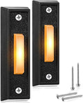 Saillong lighted wired doorbell, Black, White, 2 Pack